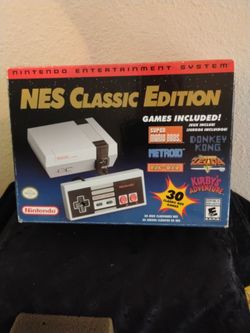 Nintendo NES Classic Mini Game Console Genuine First Edition Collectible $100.00