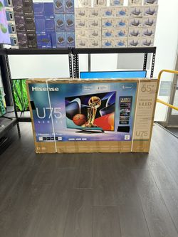 HISENSE ULED MINI LED 75 INCH SMART 4k TVS NEW 