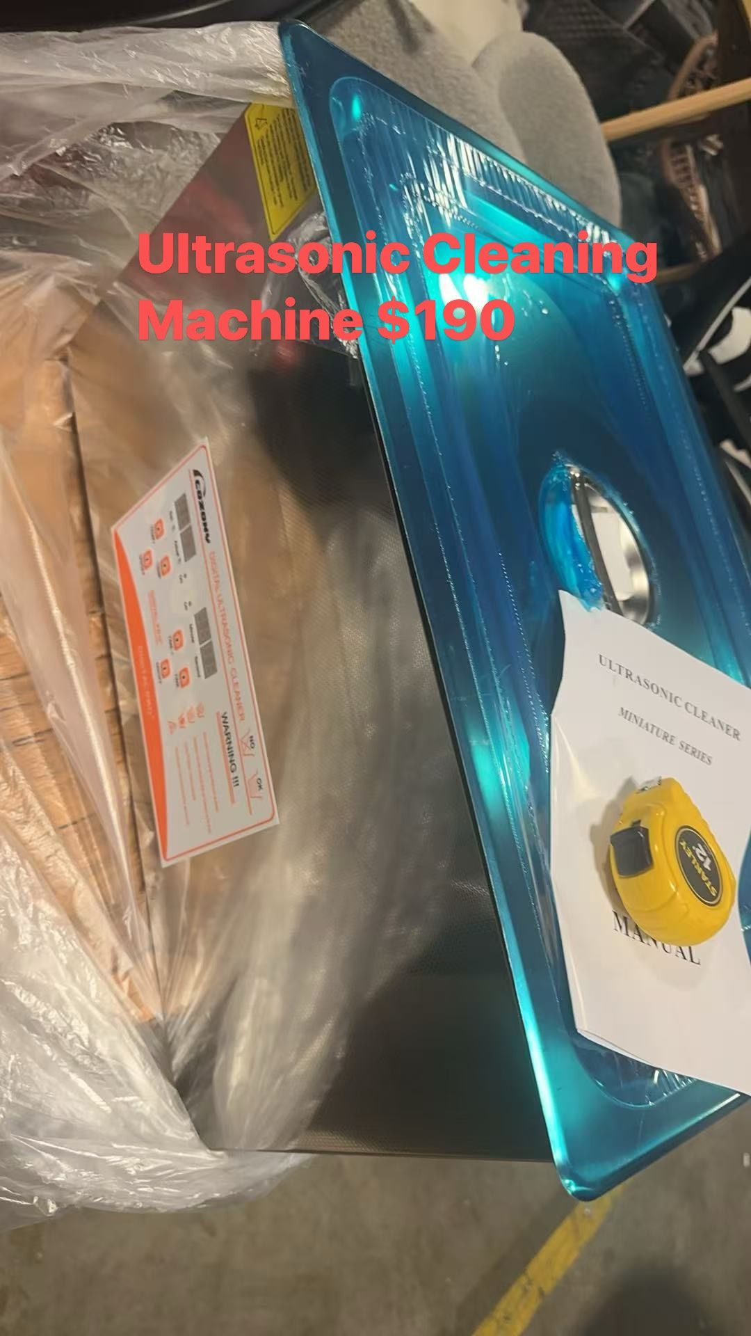 ❤️🔥new🔥30L Ultrasonic Cleaning Machine