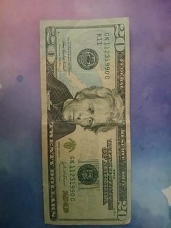 20 dollar birthday note 11/23/1990