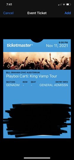 Playboi Carti General Admission