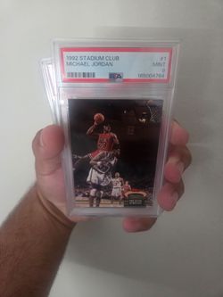 1992 Topps Stadium Club Michael Jordan PSA 9