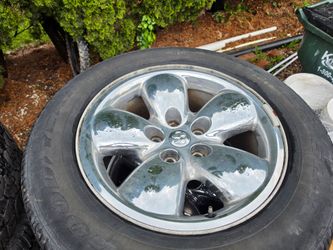 5 lug Ram rims and tires