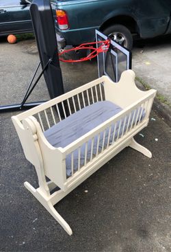 Baby Cradle Shabby Chic (mattress not included)