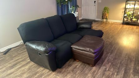 Couch and ottoman for sale
