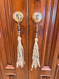 Boho door tassels