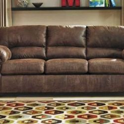 New Plush Reclining Sofa
