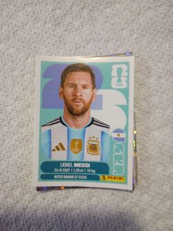 Messi world cup panini