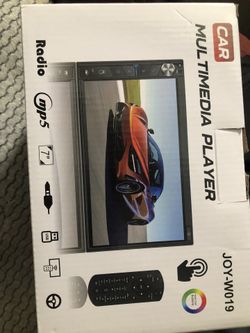 SJoyBring Upgrade Wireless Double Din Car Stereo with Apple Carplay, Android Auto, Dash Cam, Bluetooth, 4-Channel RCA, 2 Subwoofer Ports, 7" HD Capaci