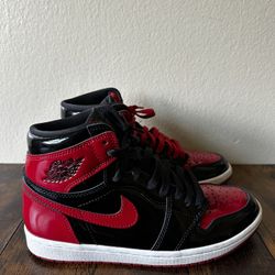 Jordan 1 Patent Bred Size 8 Men’s