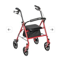 New red walker/ rollator