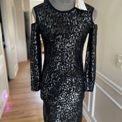 Michael Kors Dress/black/stretchy/ Sequin