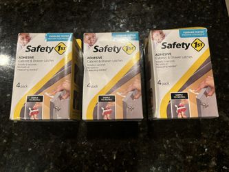 Safety Latches for Cabinets & Drawers- new in box