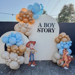 Toy Story Balloon Backdrop