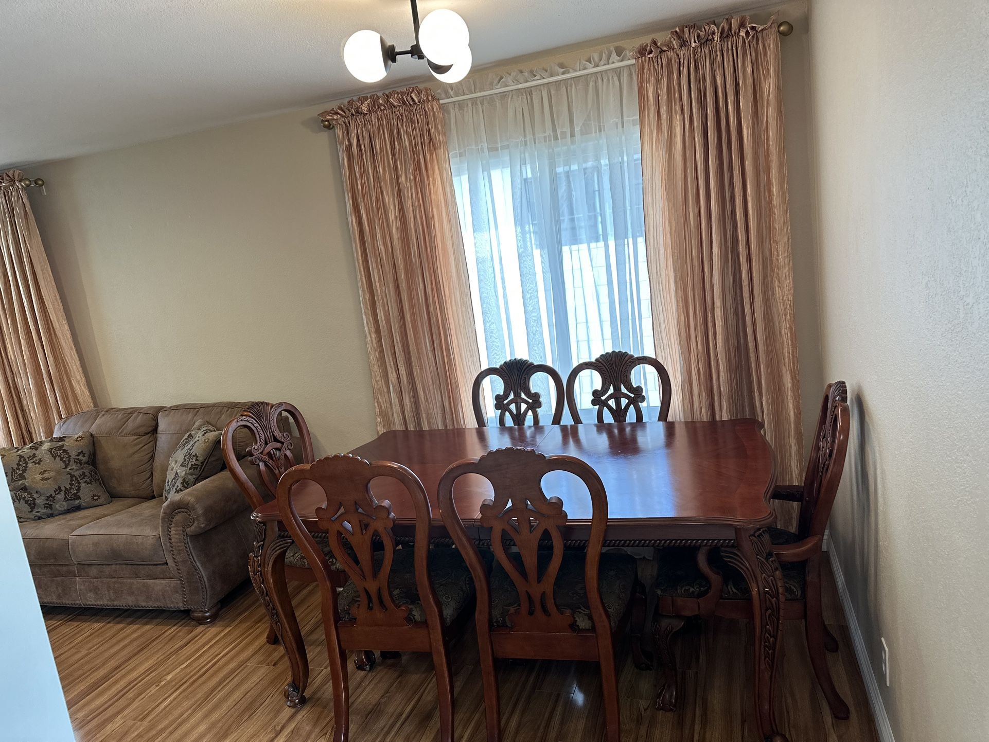 Dining Table Set With 6 Chairs