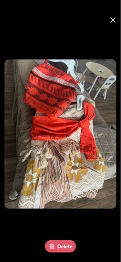 Moana costume size 7