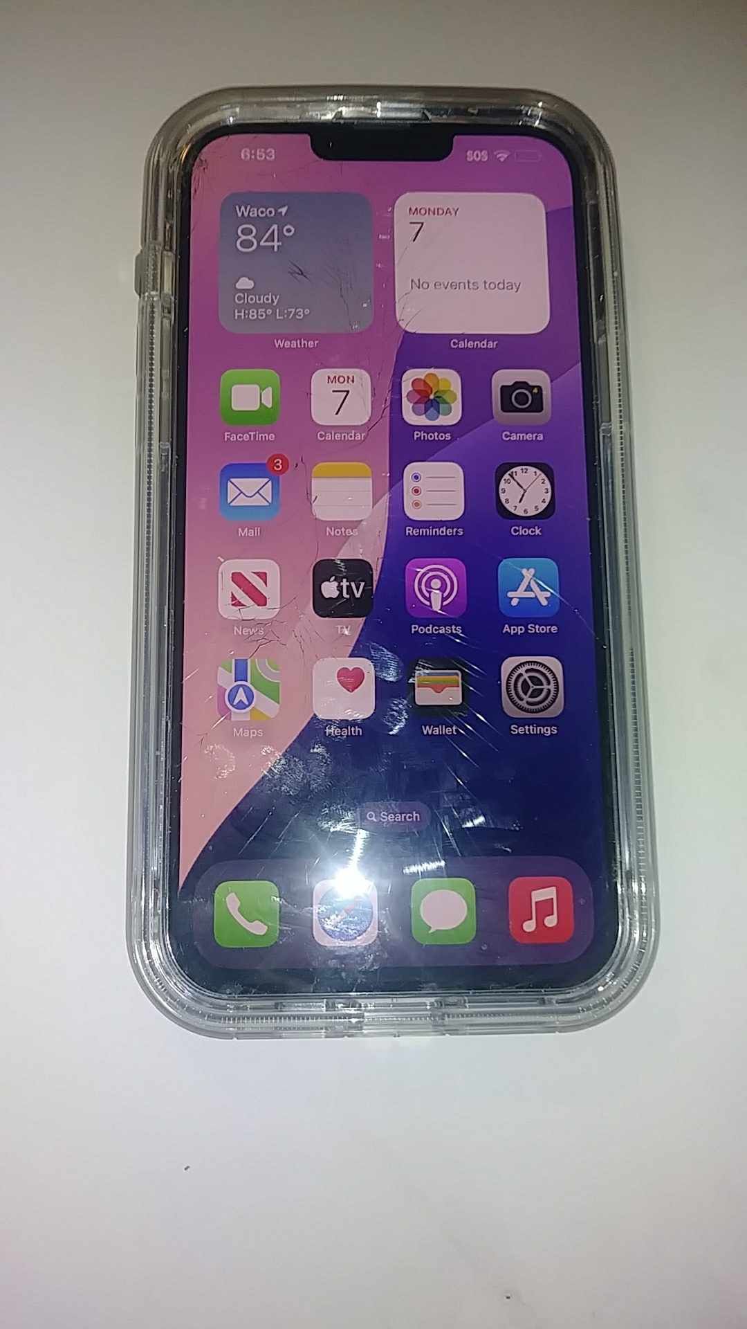 iPhone 14 Plus Cracked But Works Great