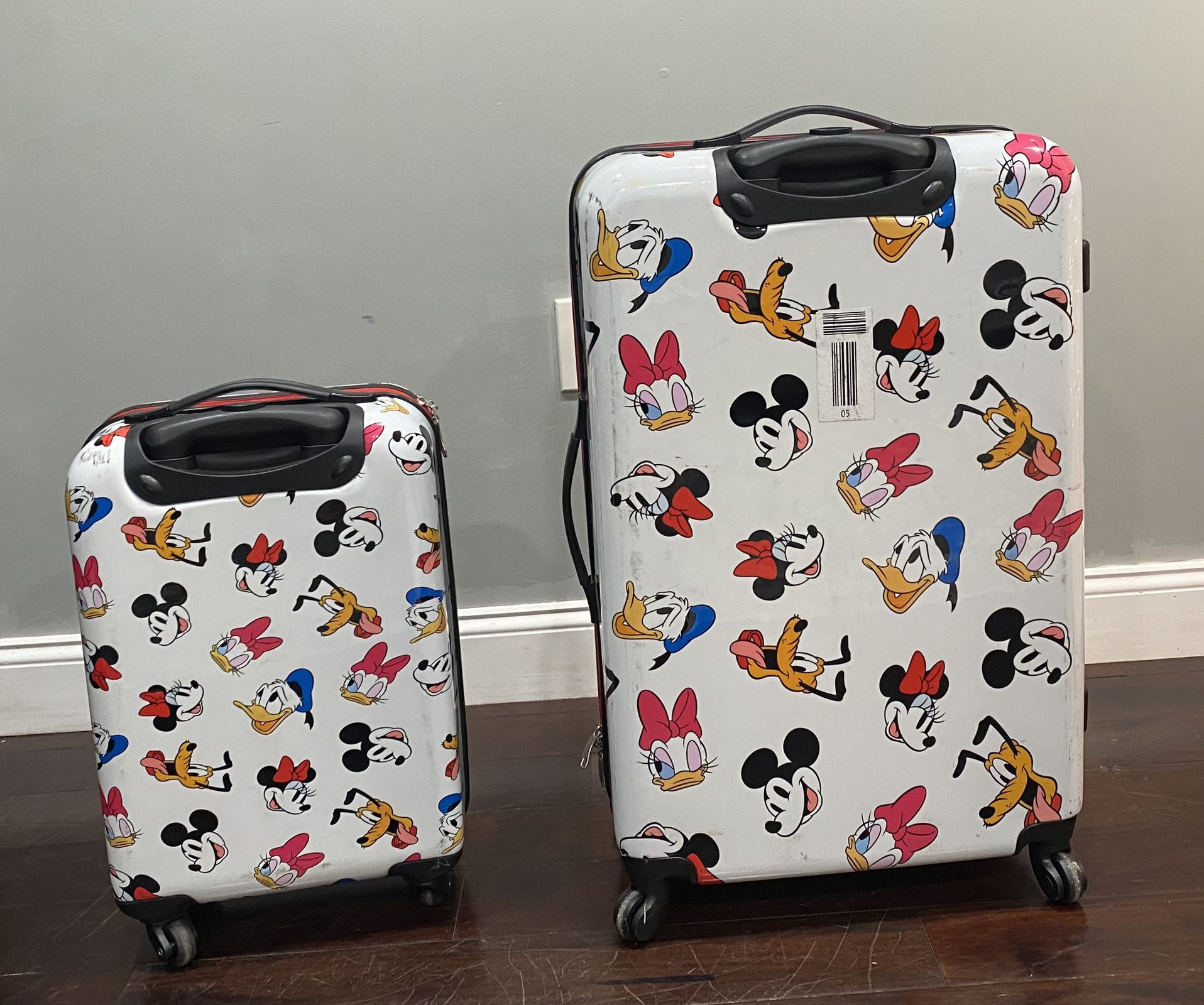 Mini mouse luggage set 