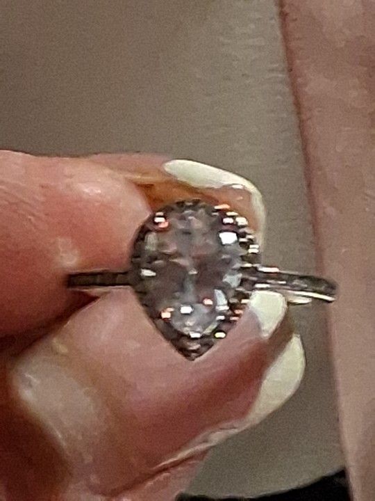 PANDORA AUTHENTIC BRAND NEW RADIANT EXTRA LARGE TEARDROP RING SIZE 7
