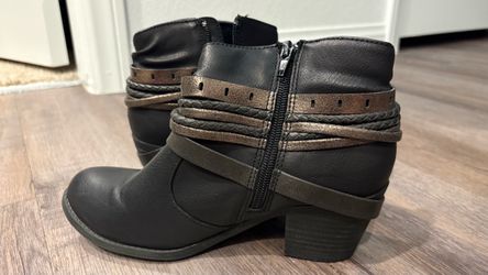 Grunge Alt Women's Black and Brown Boots