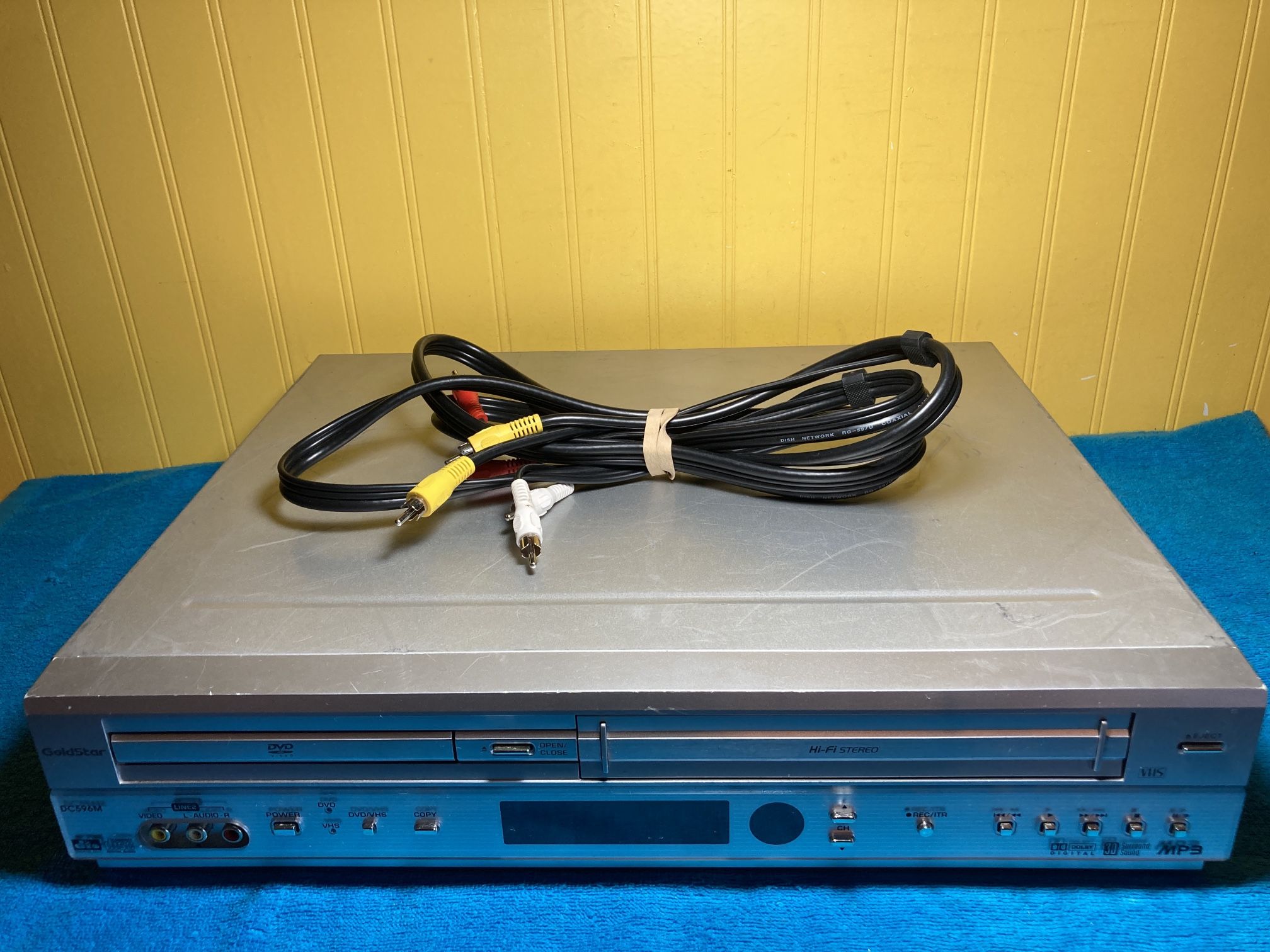 GoldStar DVD/VCR combination