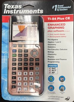 TI 84 Plus Rose Gold