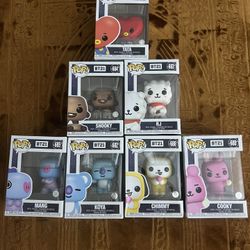 BT21 Funko Pop Set