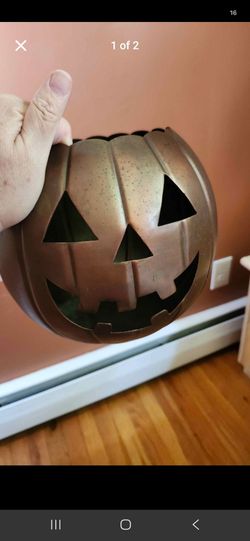 Vintage copper pumpkin