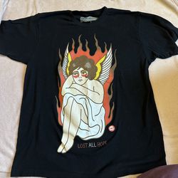 Teen Hearts lost All Hope Angel Short Sleeve T-shirt Size Large 