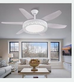 Fan 52” white