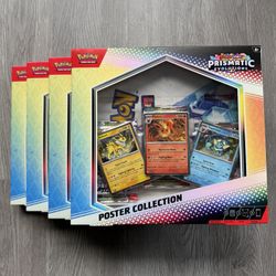 NEW Pokémon Prismatic Evolutions Poster Collection x3