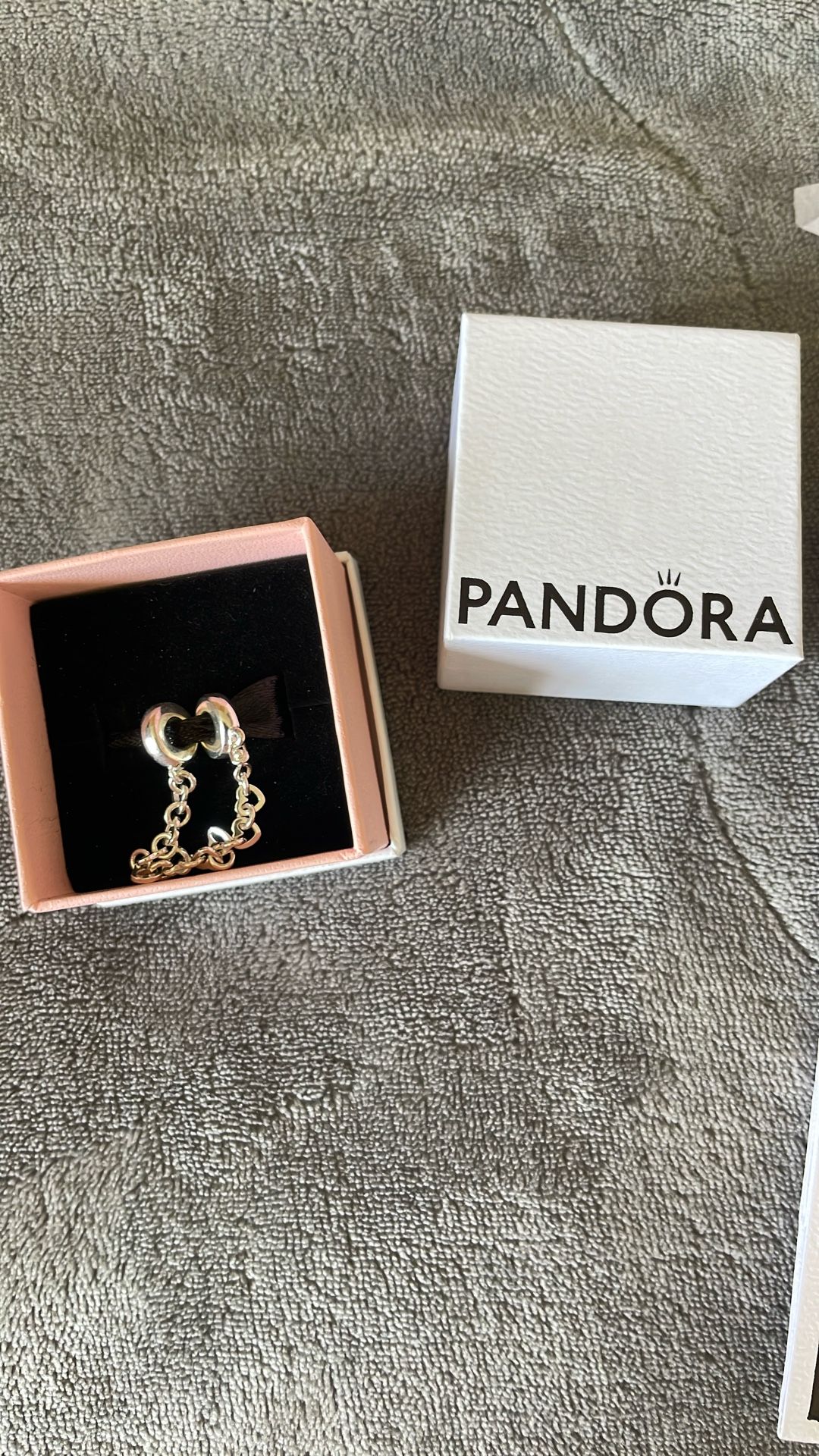 Linked Heart Safety Chain Brand New