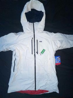 Helly Hansen, Zip Up, White/Black/Red, Size:M/M