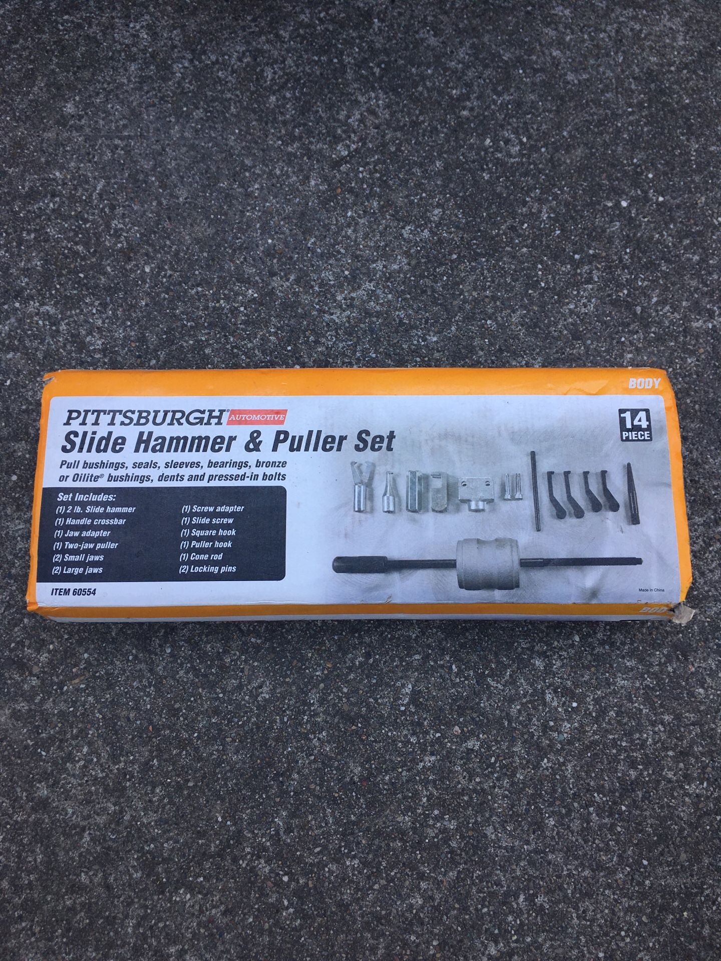 Pittsburgh 14 Piece Automotive Slide Hammer & Puller Set #60554