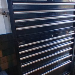 2 Piece Husky Tool Box 6 1/2 Ft Tall