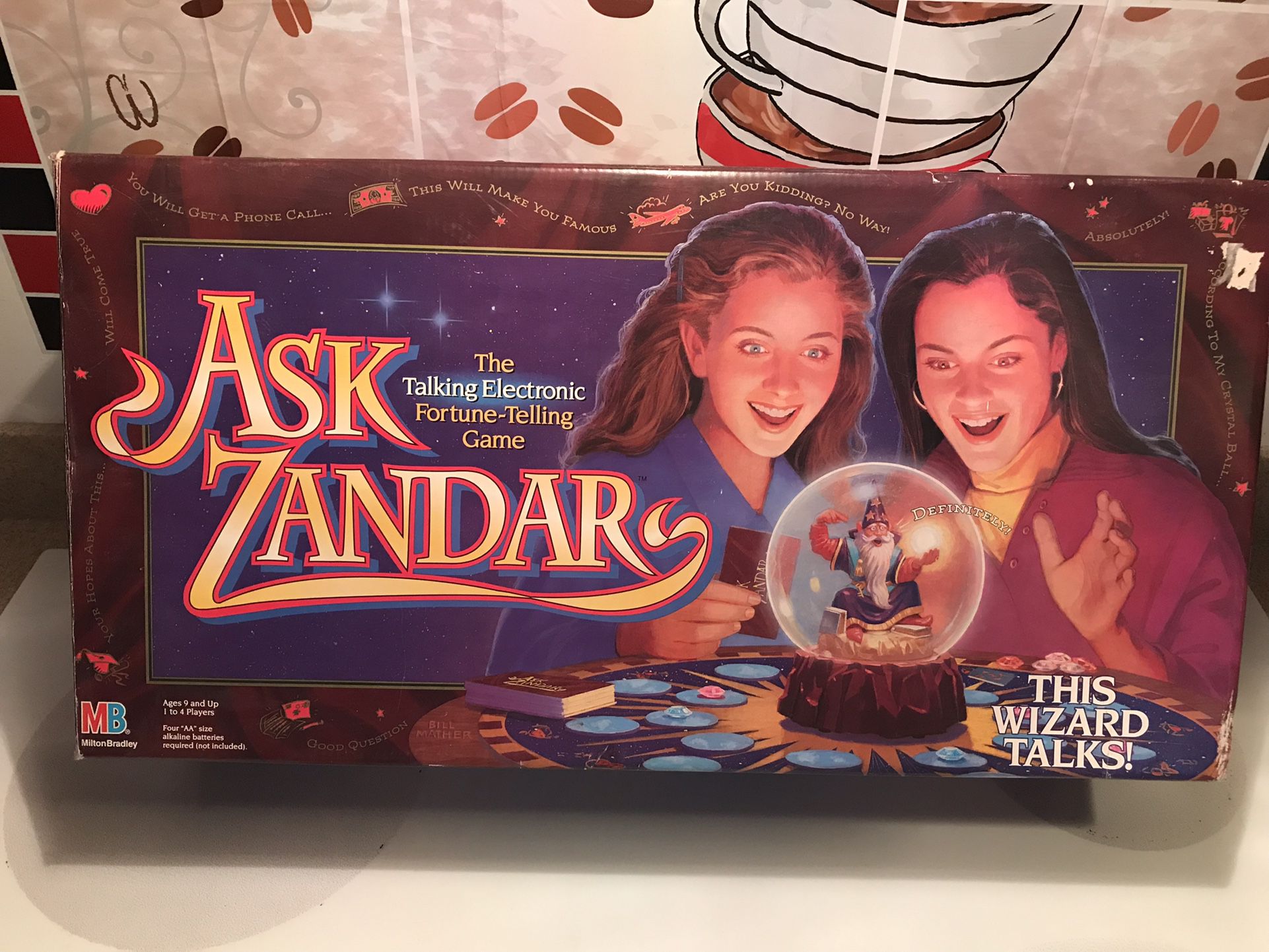 Complete In Original Box: Vintage “Ask Zander” Board Game