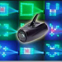 Spaceship Music Light, Patter Maker, With 100s Of Mesmerizing Patterns And Colors, Remote Control, Sound Active, DMX Port