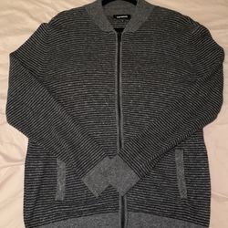 [MENS] MEDIUM EXPRESS Zip Up Knitted Cardigan 