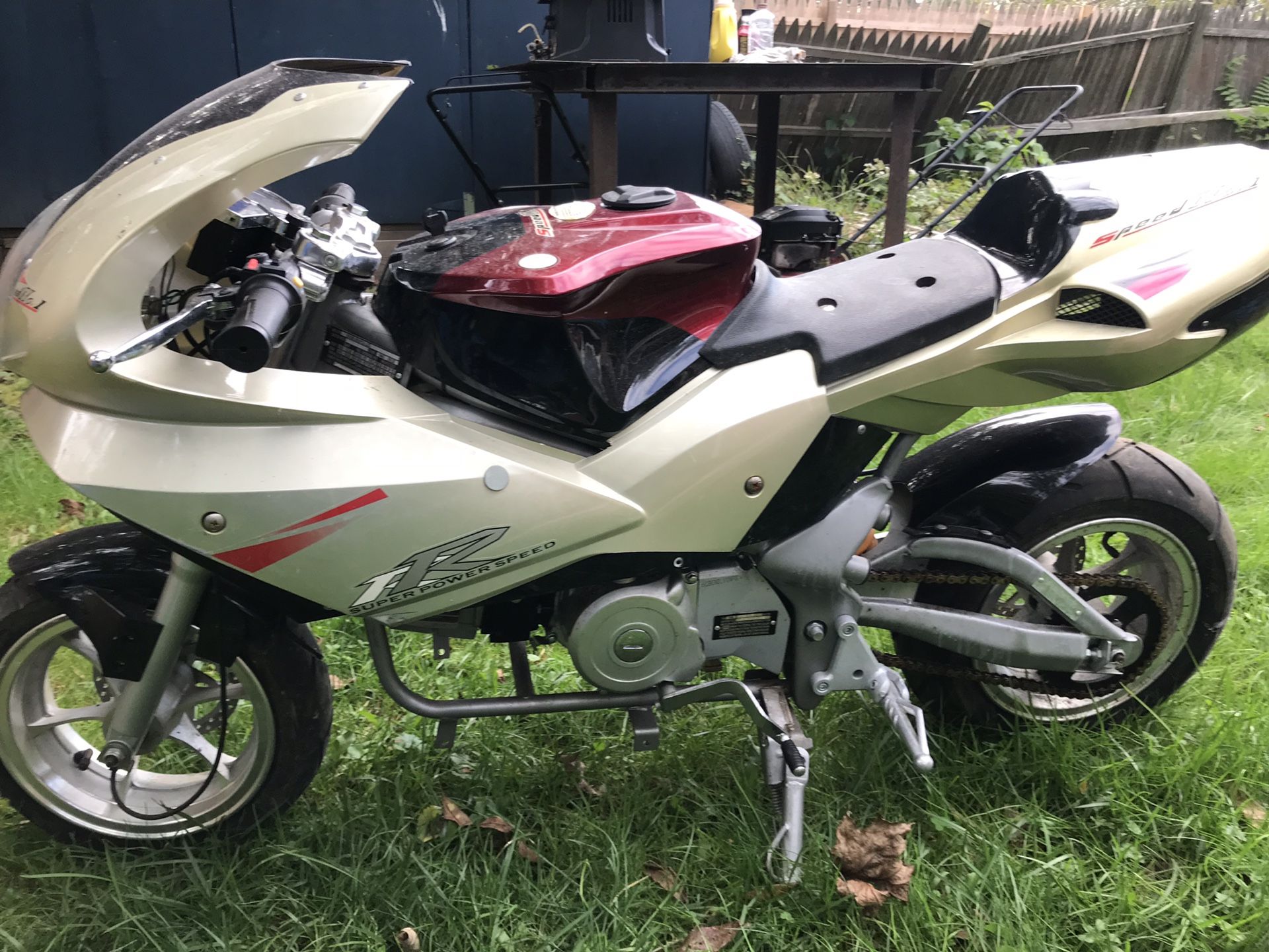 2006 x18 mini racing crotch rocket pocket bike