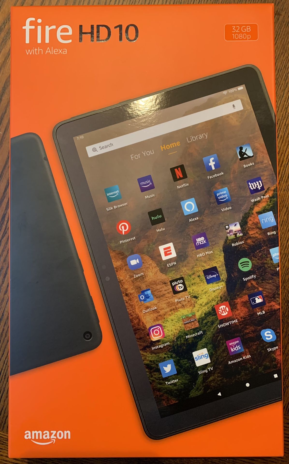 Amazon Fire HD 10 Tablet 10.1" 1080p Full HD 32GB  W/ALEXA