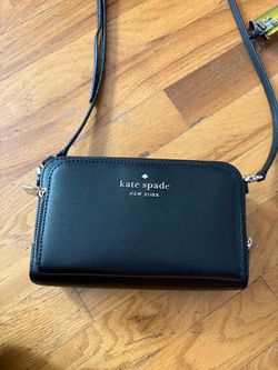 Kate Spade Small Black Leather Crossbody Bag