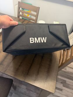BMW Black Canvas Storage Organizer Bag