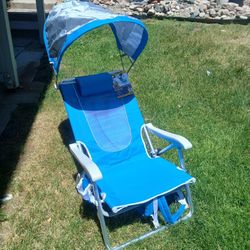 BRAND NEW!!! "GCI WATERSIDE" SUNSHADE BACKPACK BEACH CHAIRS 