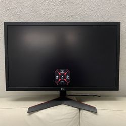 Lg  Gaming Monitor 24 Inches With 2 HDMI Ports And Display Port  ( 144 hz)