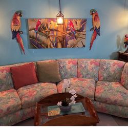 BEAUTIFUL Hawaiian Sofa