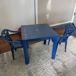 Kids Table And 2 Chairs 