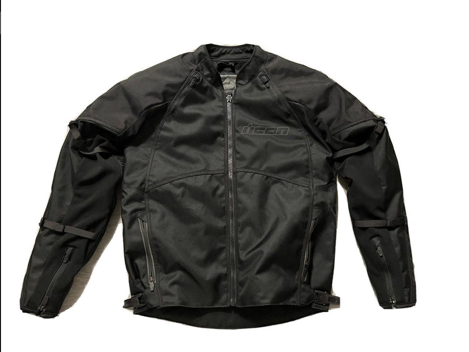 Icon Merc Motorcycle Jacket Black Small