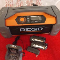 Ridgid Bluetooth Radio Charger Kit Completo $155