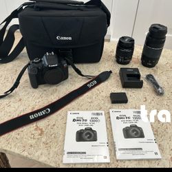 Canon EOS Rebel T6 1300D Camera 