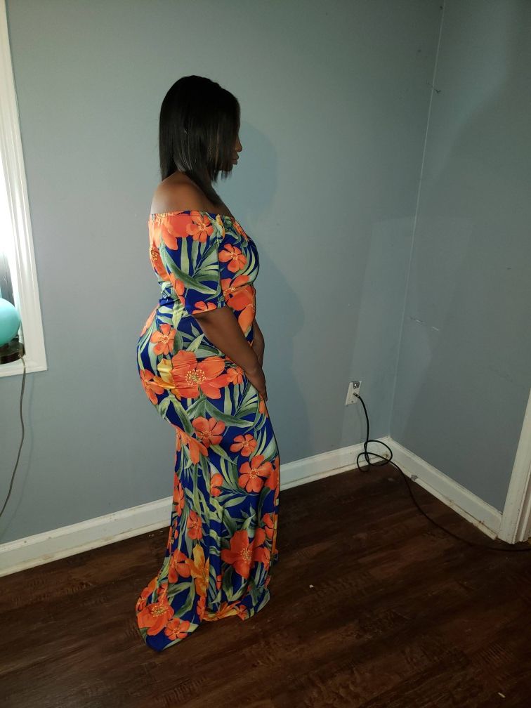 Flower mermaid dress